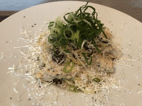 美味し過ぎっ【鶏ささみの塩こんボナーラ】の作り方!